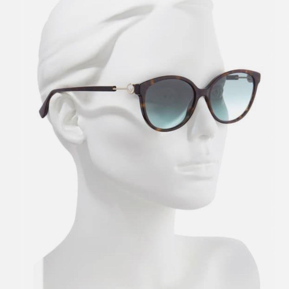 NWT *Fendi* 57mm Cat-Eye Tortoise Havana Sunglasses 0373/S